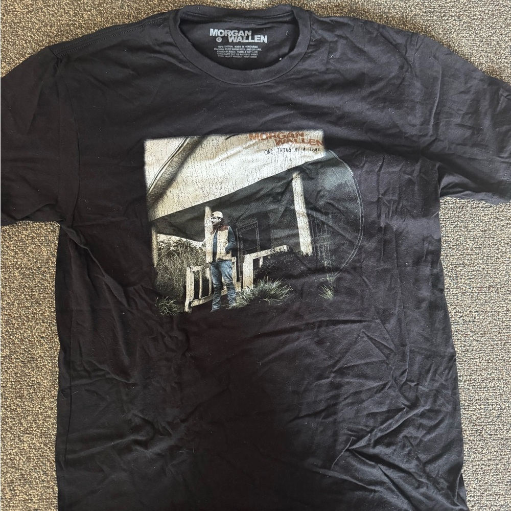 Morgan Wallen Authentic Concert Tee in Black